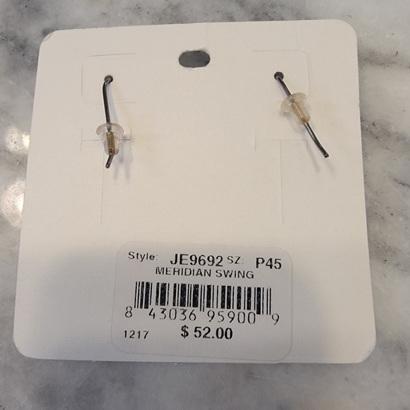 Brighton Silver Double Hoop Earrings - Picture 2 of 3